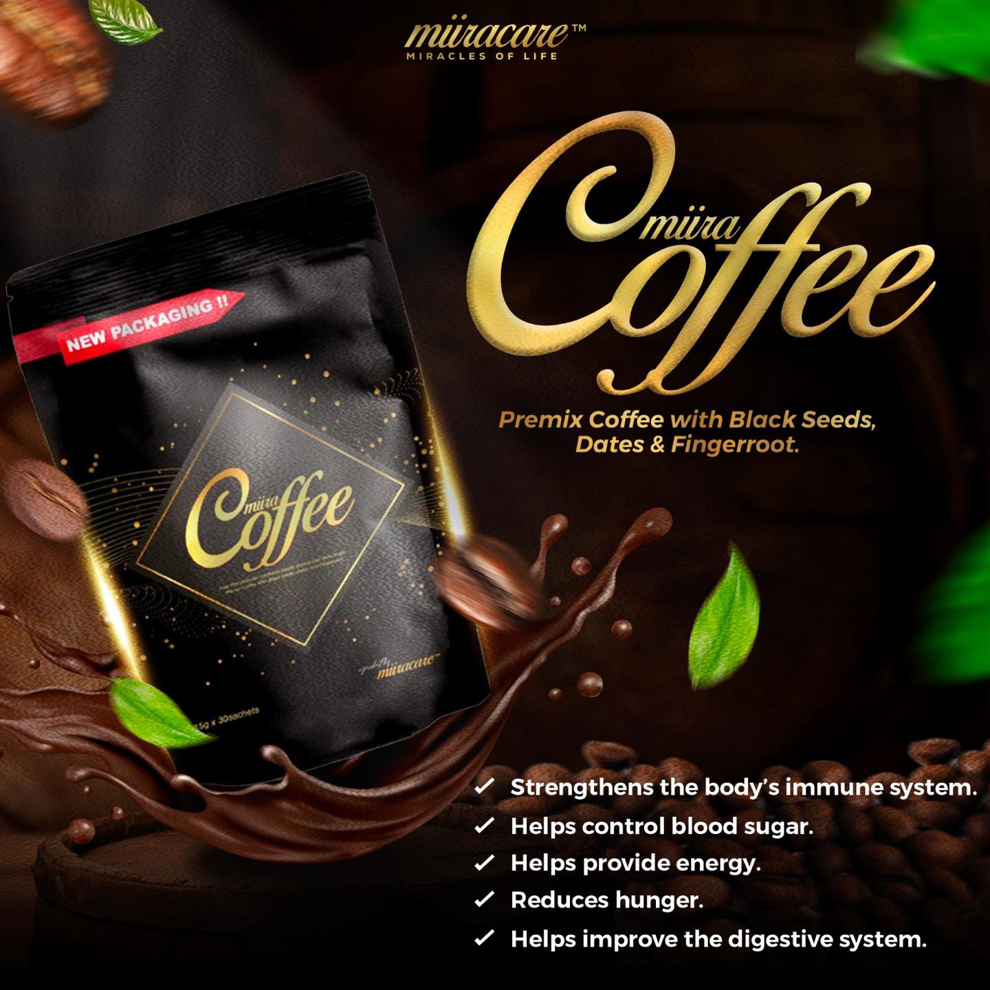 Miira Coffee, healthy coffee alternatives, arabica coffee health benefits, best tasting healthy coffee